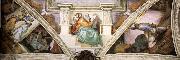 Michelangelo Buonarroti Frescoes above the entrance wall china oil painting artist
